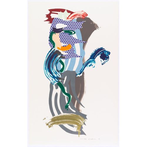 Roy Lichtenstein, Blue Face