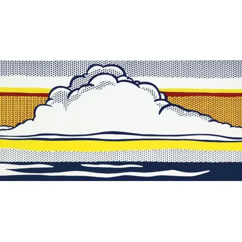 Roy Lichtenstein, Bulut Ve Deniz Pop Art Sanat Akımları Roy Lichtenstein, Bulut ve DenizRoy Lichtensteinin Bulut ve Deniz