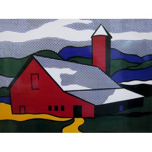 Roy Lichtenstein, Red Barn II Roy Lichtenstein, Red Barn II
