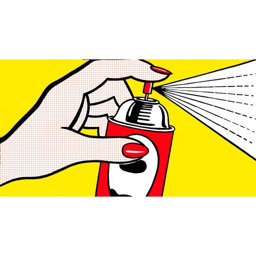 Roy Lichtenstein, Spray Can