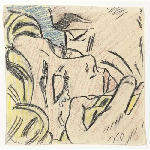 Roy Lichtenstein, Drawing For Kiss V Pop Art Art Movements Roy Lichtenstein, Drawing for Kiss VRoy Lichtensteins Drawing for