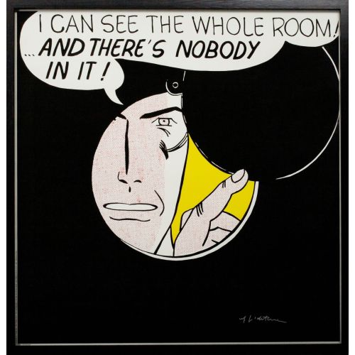 Roy Lichtenstein, I Can See The Whole Room...And Theres Nobody In It! Pop Art Art Movements Roy Lichtenstein, I Can See the