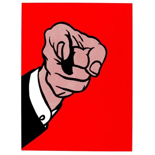 Roy Lichtenstein, Finger Pointing