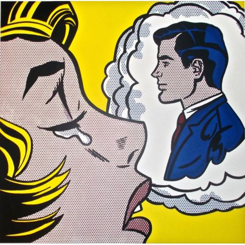 Roy Lichtenstein, Thinking Of Him Pop Art Roy Lichtenstein, Thinking Of Him Pop Art Art Movements Roy Lichtenstein, Thinking of HimRoy Lichtensteins artwork titled