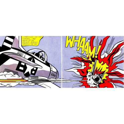 Roy Lichtenstein, Whaam Pop Art Sanat Akımları Roy Lichtenstein, whaam, Pop Art, adlı tabloyu yüksek çözünürlüklü