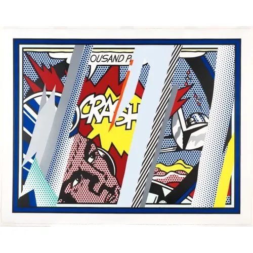 Roy Lichtenstein, Çarpışma Üzerine Düşünceler Pop Art Sanat Akımları Roy Lichtenstein, Kaza Üzerine