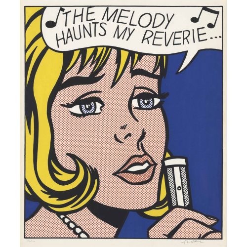 Roy Lichtenstein, The Melody Haunts My Reverie Pop Art Roy Lichtenstein, The Melody Haunts My Reverie Pop Art Art Movements Roy Lichtenstein, The Melody Haunts My ReverieThe artwork