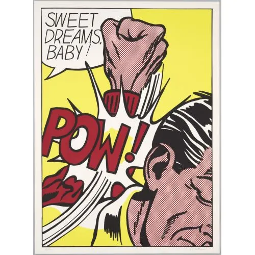 Roy Lichtenstein, Tatlı Rüyalar Bebeğim Pop Art Sanat Akımları Roy Lichtenstein, Tatlı Rüyalar BebeğimRoy