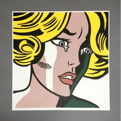 Roy Lichtenstein, Korkmuş Kız Pop Art Roy Lichtenstein, Korkmuş Kız Pop Art Sanat Akımları Roy Lichtenstein, Korkmuş KızRoy Lichtensteinın Korkmuş Kız