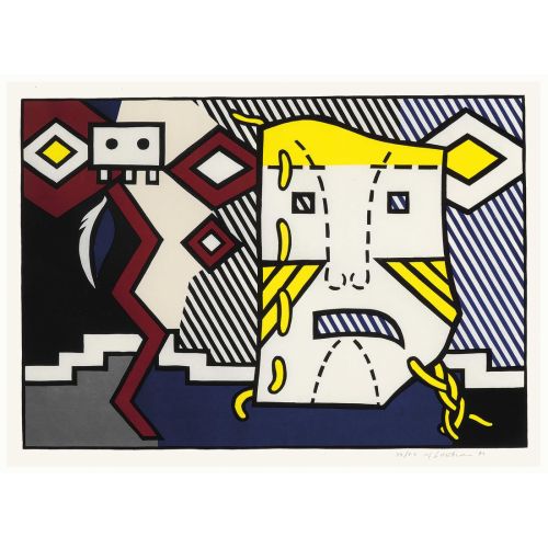 Roy Lichtenstein, American Indian Theme V