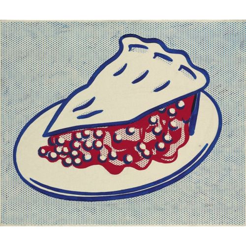 Roy Lichtenstein, Blueberry Pie Slice Aesthetic