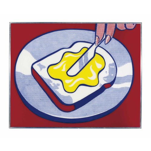 Roy Lichtenstein, Mustard On White