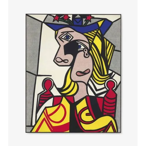 Roy Lichtenstein, Woman With Flowered Hat