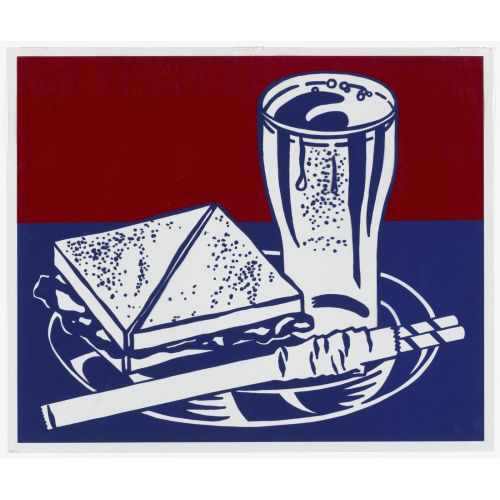 Roy Lichtenstein, Sandwich And Soda