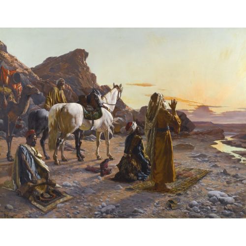 Rudolf Ernst, Güneş Doğarken Dualar Rudolf Ernst, Güneş Doğarken Dualar