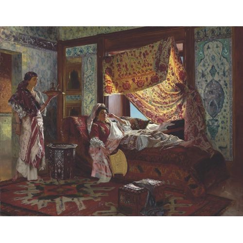 Rudolf Ernst, Haremde Çay İçmek Rudolf Ernst, Haremde Çay İçmek