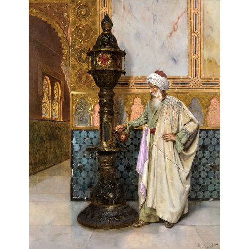 Rudolf Ernst, Lambanın Yanması Rudolf Ernst, Lambanın Yanması