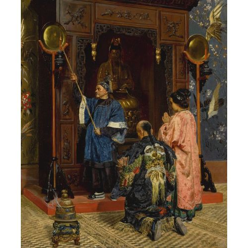 Rudolf Ernst, Bir Tapınakda İbadet Rudolf Ernst, Bir Tapınakda İbadet