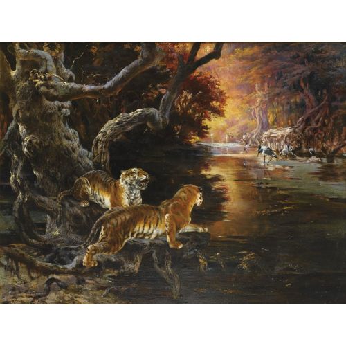Rudolf Ernst, İki Kaplan