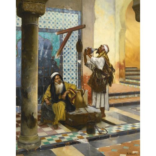 Rudolf Ernst, At The Well Rudolf Ernst, At The Well
