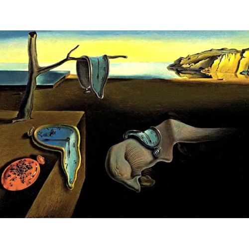 Salvador Dali, Belleğin Azmi Eriyen Saatler
