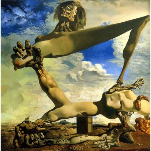 Salvador Dali, Soft Construction With Boiled Beans Premonition Of Civil