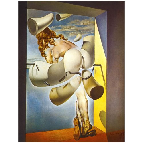Salvador Dali, Genç Bakire Kendi İffetince Saldırılan Salvador Dali, Genç Bakire Kendi İffetince Saldırılan
