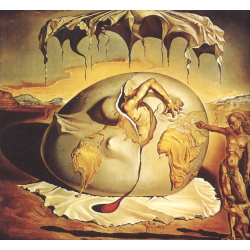 Salvador Dali, Geopoliticus Child Watching The Birth Of The New Man Surrealism Salvador Dali Geopoliticus Child Watching The Birth Of The New Man Surrealism Art Movements Canvas print, oil painting