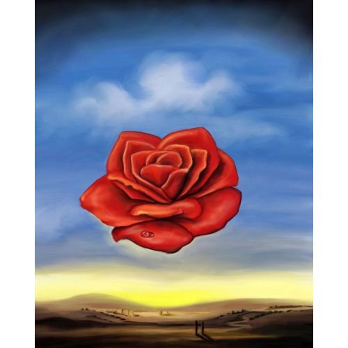 Salvador Dali, Meditative Rose