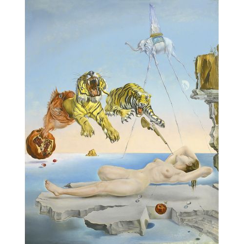 Salvador Dali, Dream Caused By The Flight Of A Bee Around A Pomegranate