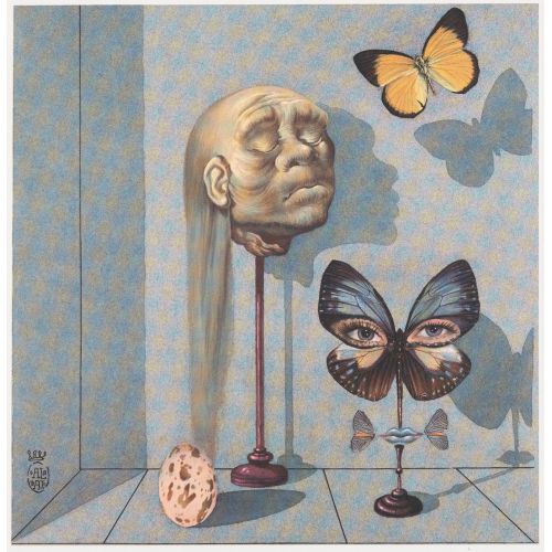 Salvador Dali, Publisher's Proof For The Cover Of Maurice Sandoz