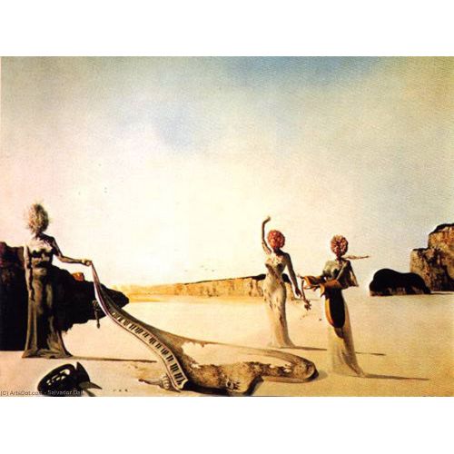 Salvador Dali, Three Young Surrealist Women