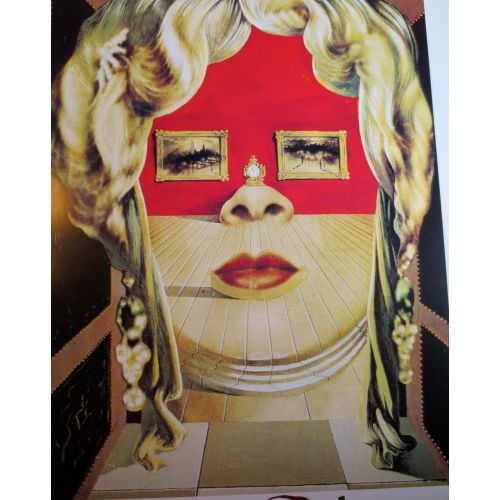 Salvador Dali, Face Of Mae West Which May Be Used As An Apartment