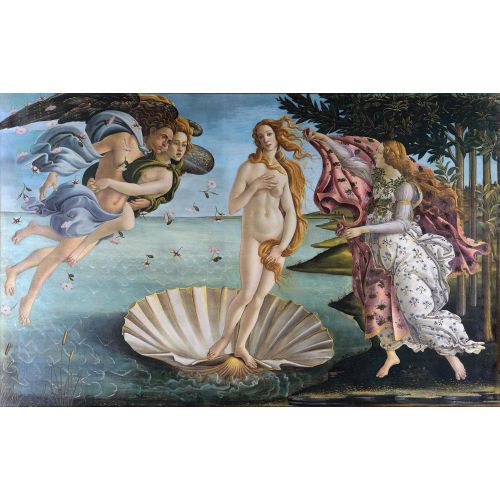 Sandro Botticelli, Venüsün Doğumu Klasizm Sanat Akımları  Kanvas, tuval baskı, yağlı boya reprodüksiyon tablo