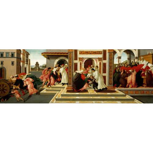 Sandro Botticelli, Last Miracle And The Death Of St. Zenobius