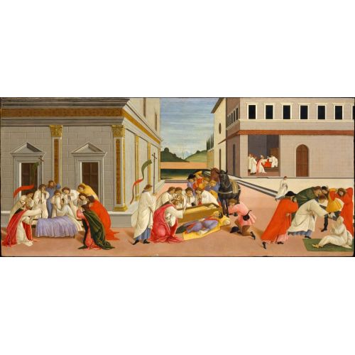 Sandro Botticelli, Zenobius'ün Üç Mucizesi Sandro Botticelli, Zenobius'ün Üç Mucizesi