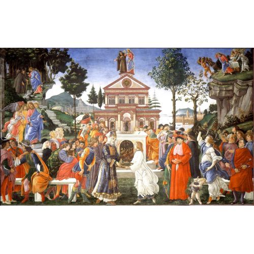 Sandro Botticelli, Tentaciones De Cristo Sandro Botticelli, Tentaciones De Cristo