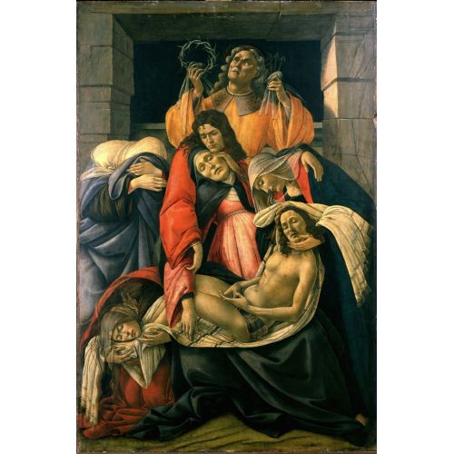 Sandro Botticelli, Lamentation Over The Dead Christ With Saints