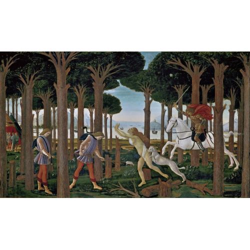 Sandro Botticelli, Nastagio Degli Onesti Hikayesi, Bölüm 1