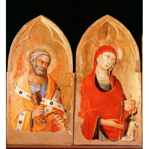 Simone Martini, Aziz Petrus ve Aziz Maria Magdalena Simone Martini, Aziz Petrus ve Aziz Maria Magdalena Gotik Sanat Akımları