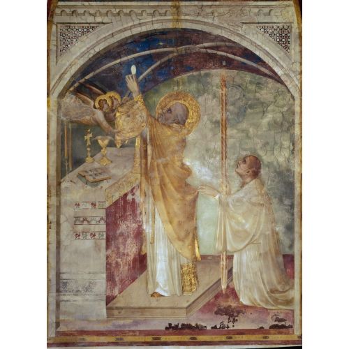 Simone Martini, Aziz Martin'in Hayatı Freski. Tourslu Aziz Martin'in Mucizevi Ayini Simone Martini, Aziz Martin'in Hayatı Freski. Tourslu Aziz Martin'in Mucizevi Ayini Gotik Sanat Akımları