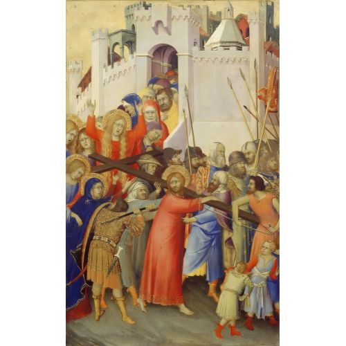 Simone Martini, İsa'nın Haç Taşınması (Golgotha Yolu) Simone Martini, İsa'nın Haç Taşınması (Golgotha Yolu) Gotik Sanat Akımları