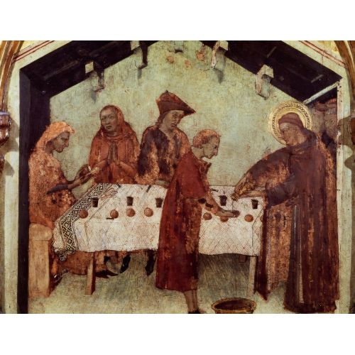 Simone Martini, Louis Keşişlere Masada Hizmet Ediyor Simone Martini, Louis Keşişlere Masada Hizmet Ediyor Gotik Sanat Akımları