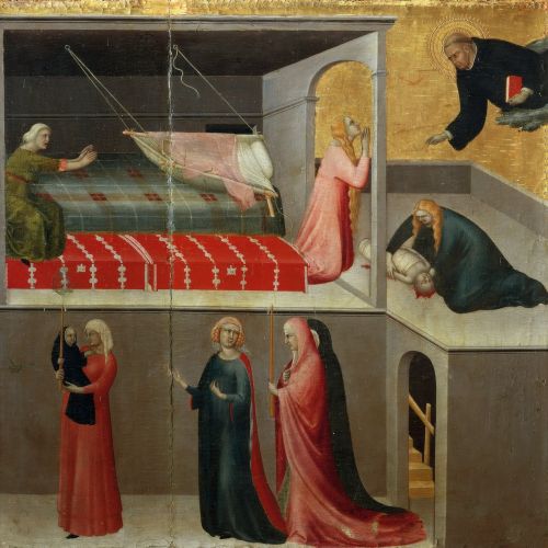 Simone Martini, Beşikten Düşen Bebek Mucizesi Simone Martini, Beşikten Düşen Bebek Mucizesi Gotik Sanat Akımları