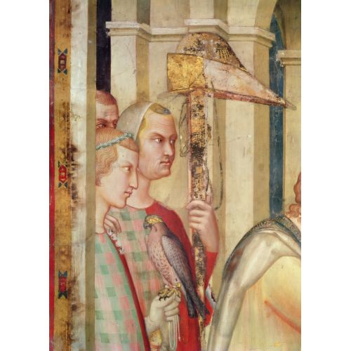 Simone Martini, Aziz Martin'in Hayatından Bir Doğancı Detayı, yaklaşık 1326 Simone Martini, Aziz Martin'in Hayatından Bir Doğancı Detayı, yaklaşık 1326 Gotik Sanat Akımları