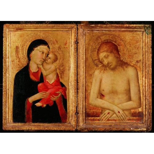Simone Martini, Pieta ve Madonna ile Çocuk İsa Simone Martini, Pieta ve Madonna ile Çocuk İsa Gotik Sanat Akımları