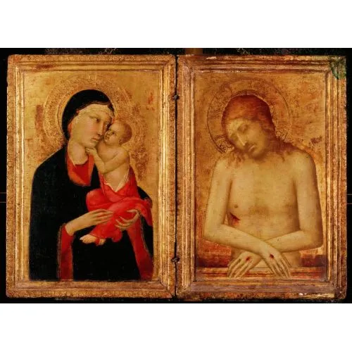 Simone Martini, Pieta ve Madonna ile Çocuk İsa
