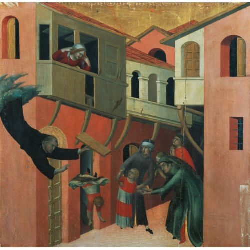 Simone Martini, Balkondan Düşen Bebek Mucizesi Simone Martini, Balkondan Düşen Bebek Mucizesi Gotik Sanat Akımları