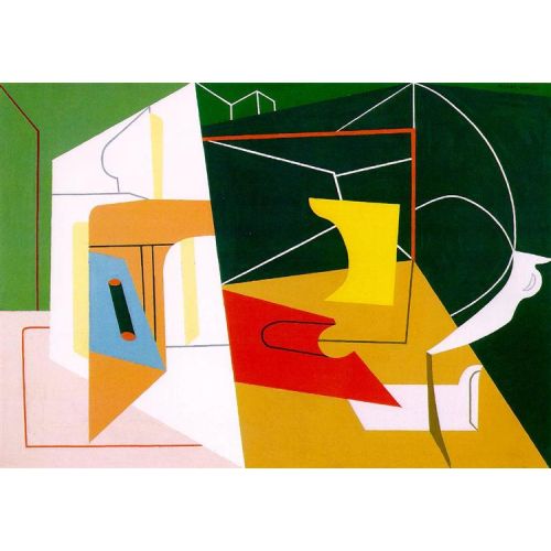 Stuart Davis Egg Beater No. 4 Cubist Still Life