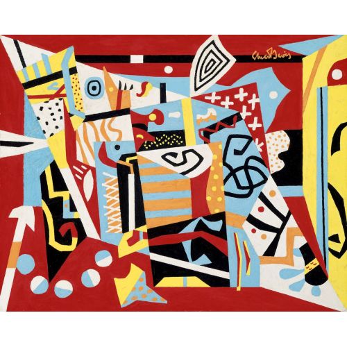 Stuart Davis Hot Still-Scape For Six Colors - 7th Avenue Style